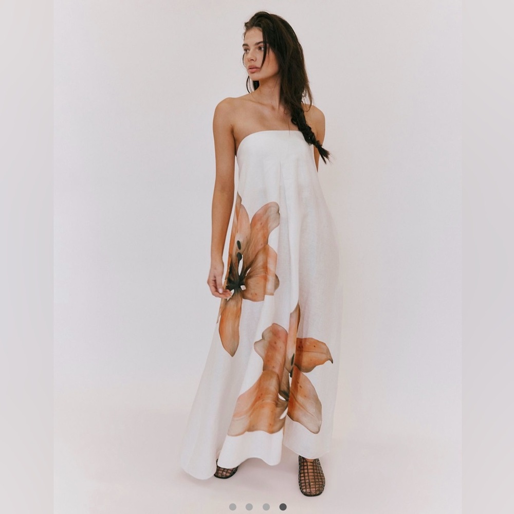 Significant Other Parisa Linen Dress -Size 4